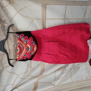 New York strapless dress summer Sz L